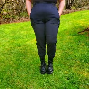 Banana Republic Factory, Black Athletic Pull-on Pants, Size L